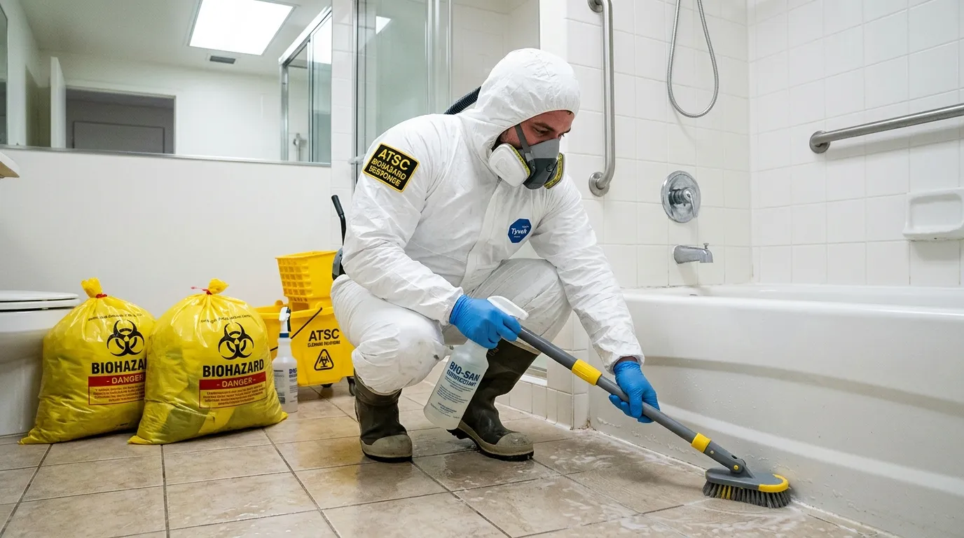 Decontamination equipment deployed for Blood Cleanup in Temple Terrace